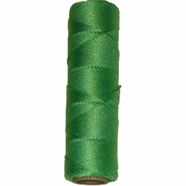 Posdatas Twisted Nylon Braid Twine 1 lbs Trotline Decoy Line in Green - Size 12 PO2983107